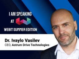 Speaking at Webit: Dr. Ivaylo Vasilev, CEO of Astrum Drive Technologies