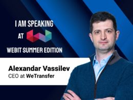 Speaking at Webit: Alexandar Vassilev CEO at WeTransfer