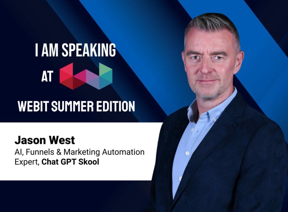 Speaking at it Jason West, AI, Funnels & Marketing Automation