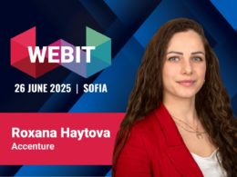 Please welcome Roxana Haytova, Accenture, to the speaker lineup for Webit Festival 2025 in Sofia!
