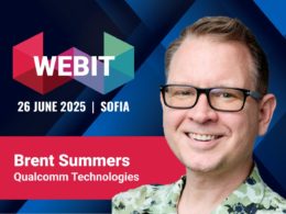 We’re excited to welcome Brent Summers, Qualcomm Technologies to the stage at #Webit2025 in Sofia!