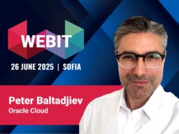 We’re thrilled to welcome Peter Baltadjiev at Oracle, to Webit 2025 in Sofia!