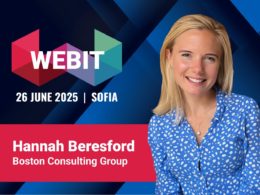 We’re excited to announce Hannah Beresford, Boston Consulting Group (BCG), as a speaker at Webit 2025 in Sofia!