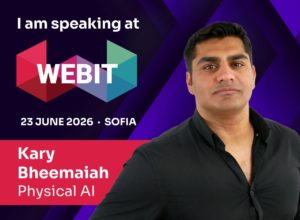 We are delighted to welcome Kary Bheemaiah, Vice President & Chief Technology and Innovation Officer at Capgemini Invent, as a speaker at Webit 2026 Sofia.