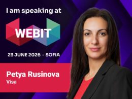 We are delighted to welcome Petya Rusinova, PMP, Payment Solution Senior Manager at Visa, as a speaker at Webit 2026 Sofia.