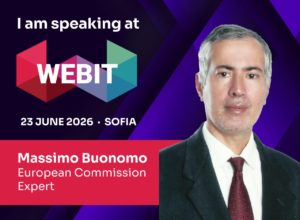 We are delighted to welcome Massimo Buonomo, Member of the GPAI Code of Practice Working Group at the European Commission, as a speaker at Webit 2026 Sofia.